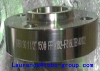Silver / Gold Color Slip On Welding Steel Pipe Flanges With Transparent Oil Surface Treatment