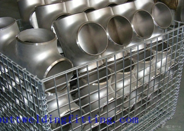 ASME B16.9 B16.11 Stainless Steel Tee Pipe SS Tees SA 860 WPHY52 60 70- MSS SP75