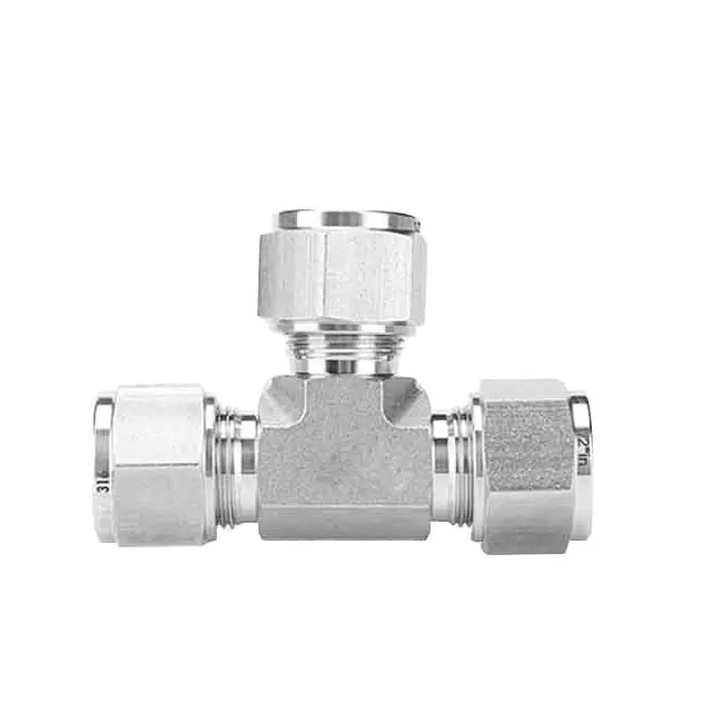1/2 NPT Female 3000 6000 PSI High Pressure Stainless steel 316 Monel,Duplex,6Mo C276 Instrument Pipe Fittings Female Tee