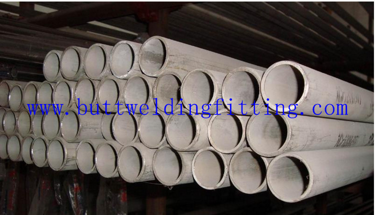 ERW TP316L 304 Stainless Steel Welded Pipe , round steel tubing