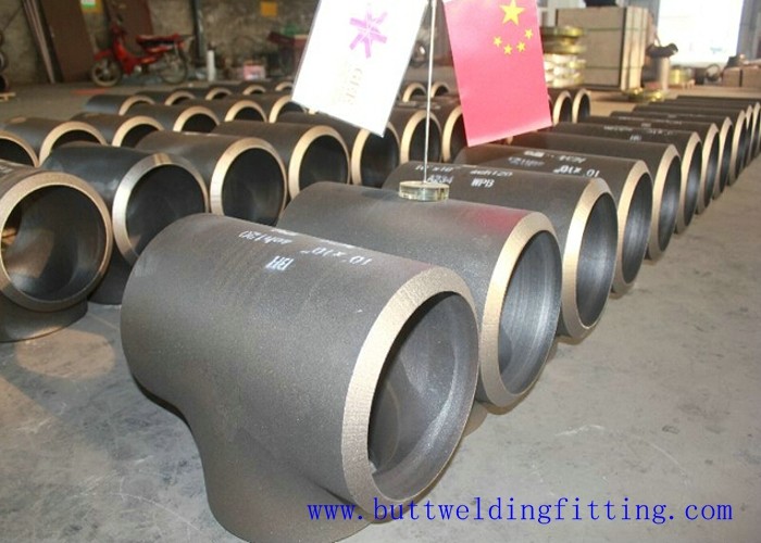 Corrosion Resistance Stainless Steel Tee 316ti , 317l , 347h Butt Weld Tee