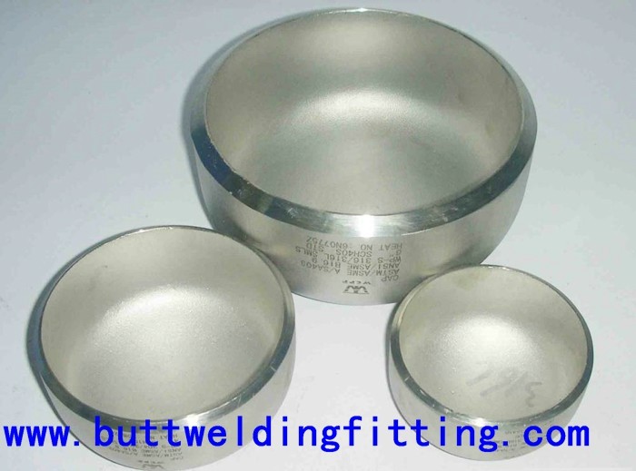Alloy Steel / Duplex Stainless Tube End Caps ASTM A403 WP304 / 304L WP316 / 316L