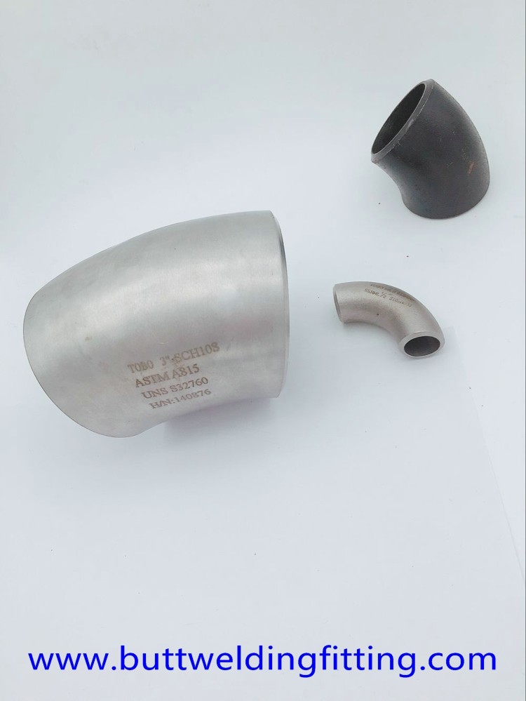UNS S32760 Seamless Stainless Steel Elbow 45D LR Elbow ASTM A815