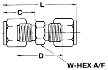 ASME B16.11ASTM A403 WP306L อุปกรณ์หลอมเหล็กสแตนเลส UNION 3000LB