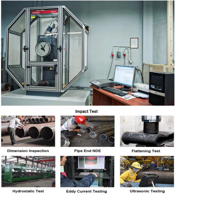 ASTM A53 API 5L ท่อเหล็กคาร์บอนไม่มีรอยต่อและท่อ 7