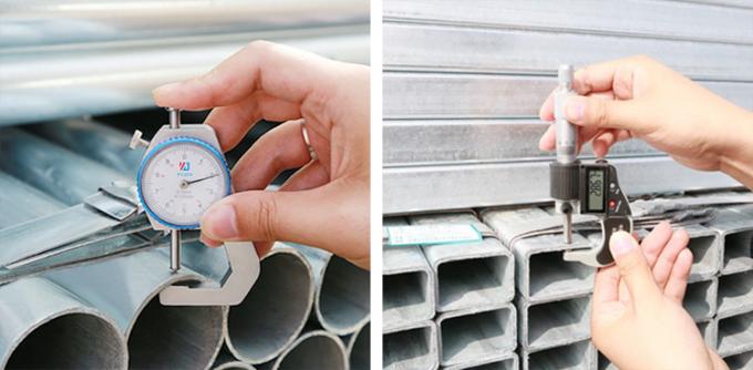 จุ่มร้อน GI ก่อสร้างนั่งร้านรอบรอยท่อเหล็กชุบสังกะสีล่วงหน้า 5