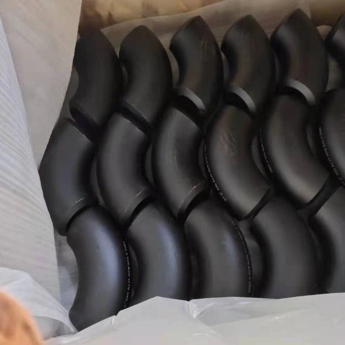 ก้นเชื่อมรัศมียาว 45 องศาข้อศอกท่อเหล็กคาร์บอน 1