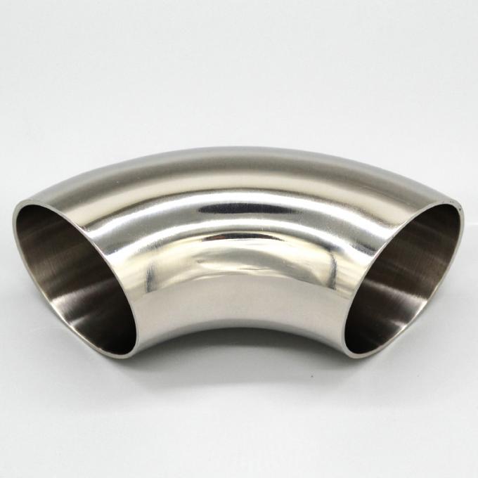 ข้องอสแตนเลส 90 องศา ข้องอ 4 นิ้ว sch40 รัศมียาว 3