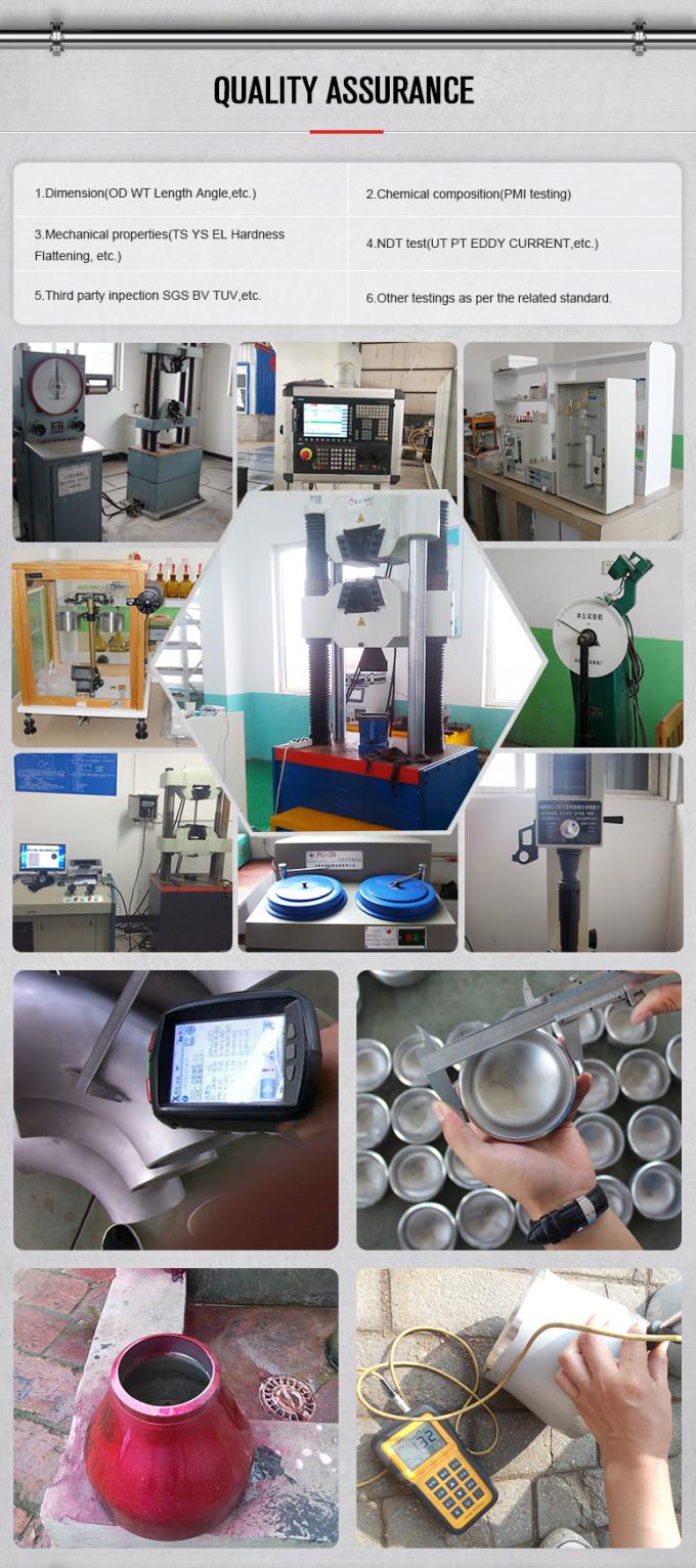 เชื่อม 1/2 "-48" ASME B16.9 ASTM B366 Hastelloy B2 UNS N10665 AlloyB2 Barred Tee 3