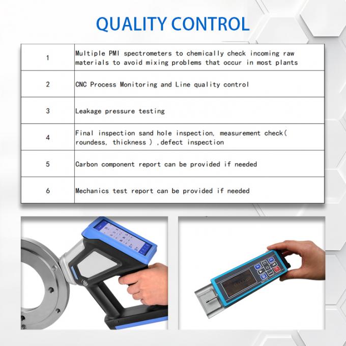 สแตนเลสปรับปรุงอุณหภูมิสูง Butt การปั่นปูปูปุป ปูปุปปลายสําหรับปูปูป 9