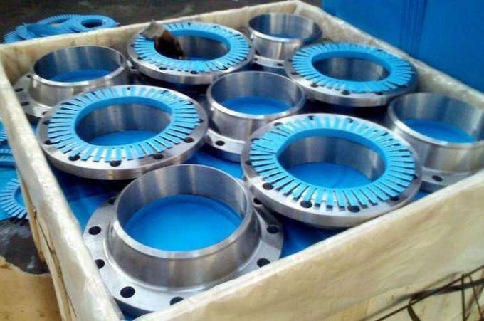 ปรับแต่ง ASME B16.5 สแตนเลส FF RF WN / SO / Threaded / Plates / Socket Forged Flange สําหรับเชื่อมต่อท่อ 14
