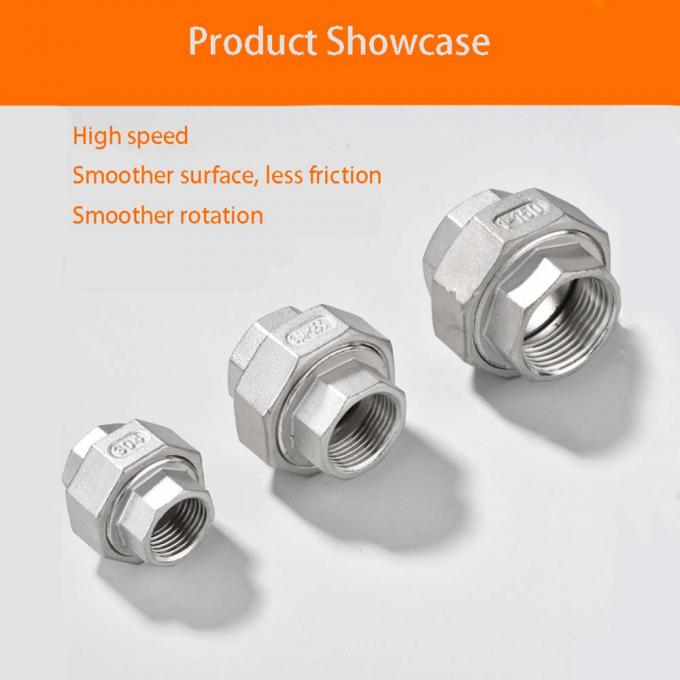 Tube Fitting สแตนเลส 316 Swagelok Compression Fitting สายเชื่อมตัวผู้ที่มี Twin Ferrules สายเชื่อมเครื่องมือสหภาพ 4