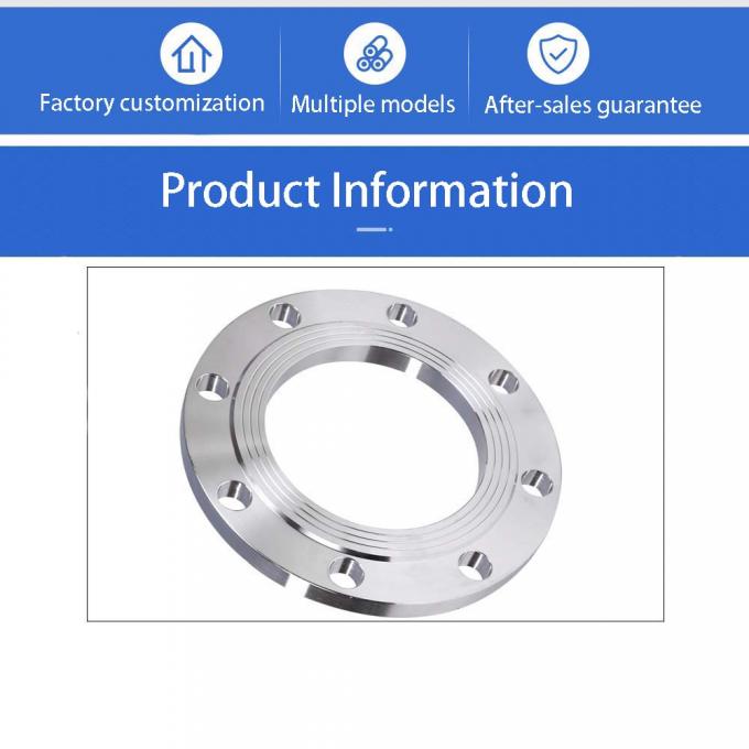 สามารถปรับแต่ง ANSI B16.5 สแตนเลสคาร์บอน สแตนเลส SS304 / 316 WN Flanges สายเชื่อมต่อท่อสําหรับการติดตั้งท่อ 1