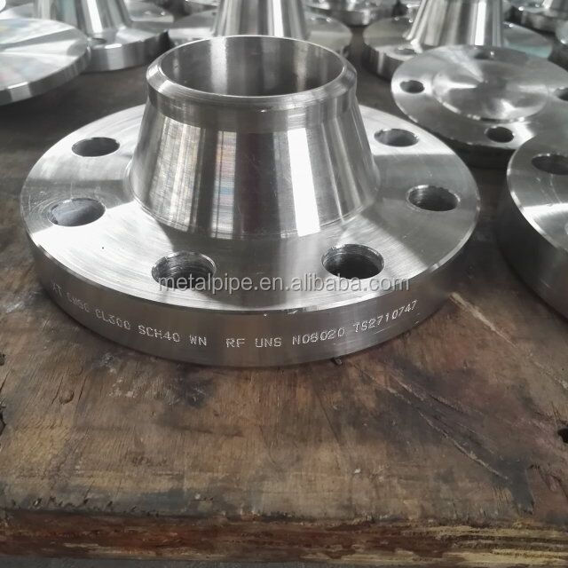 GOST 33259 ประเภท 11-B DN250 ประเภท 600 ASTM B564 UNS N06625 Inconel 625 แฟลนส์คอผสม ASME B165 2