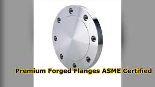 หน้าแปลนเหล็กหลอมแรงดันสูงได้รับการรับรอง ASME