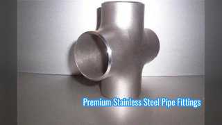 พรีเมี่ยมสแตนเลสสตีลเท่ากับ Tee และ Cross Pipe Fittings