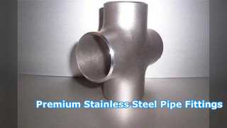 พรีเมี่ยมสแตนเลสสตีลเท่ากับ Tee และ Cross Pipe Fittings