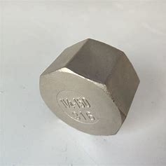 SS304 Pipe Fitting 1/2 Inch BSP Female Thread Stainless Steel Hex Cap