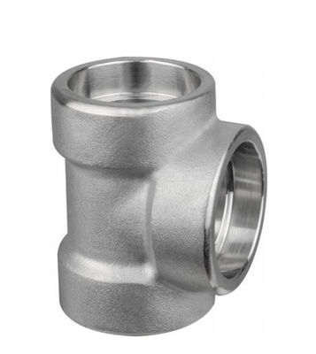 SW Stright Tee Socket Welding Fitting Forged Pipe Fitting TR TS NPS 1/8"-NPS 4" ASTM A105 ASTM A182 F304/F304L, F316/F316LASTM A182 F11, F22, F91ASME B16.11