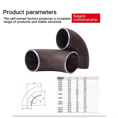 Butt-welding 45D Long Radius Elbow ASTM B466 CuNi 7030 1”-2”Schedule 10 ASME B16.9