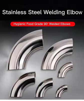 Stainless Steel Ss304/316 Pipe Fittings Forged Fittings ASME B16.9 90D Butt Weld Elbow