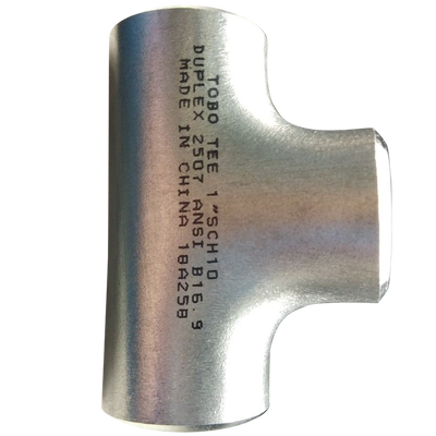 BW Fittings Super Duplex Stainless Steel 2507 Equal Tee Seamless ASME B16.9