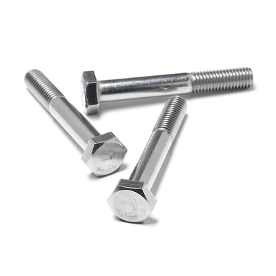 China Fasteners High Precision SS304 Stainless Steel Half Thread Hex Bolts