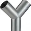 Sanitary pipe fittings/90 degree Clamped Double Bend