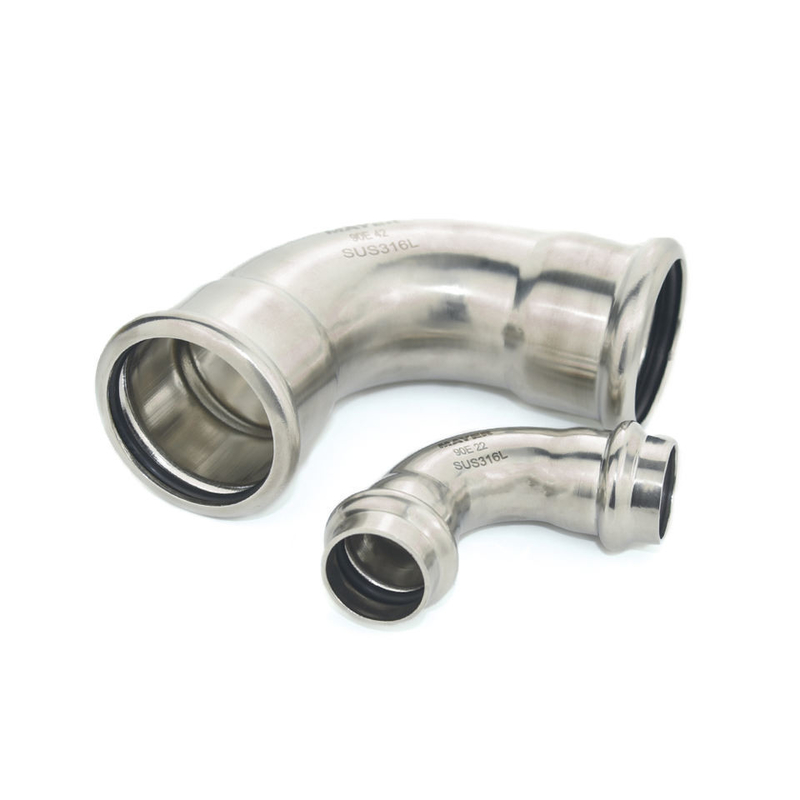 1'' SCH40 45 Degree Long Radius Elbow 3D 316L Stainless Seamless Steel Bend