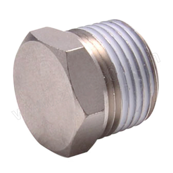 METAL High Quality 304 Stainless Steel Pipe Fitting Solid Square Head Plug 1/2/3/4/6 Points NPT1/2