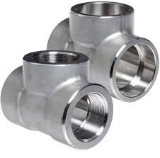 2'' SCH STD WP31254 ASME B16.11 Forged Pipe Fittings Socket Equal Tee