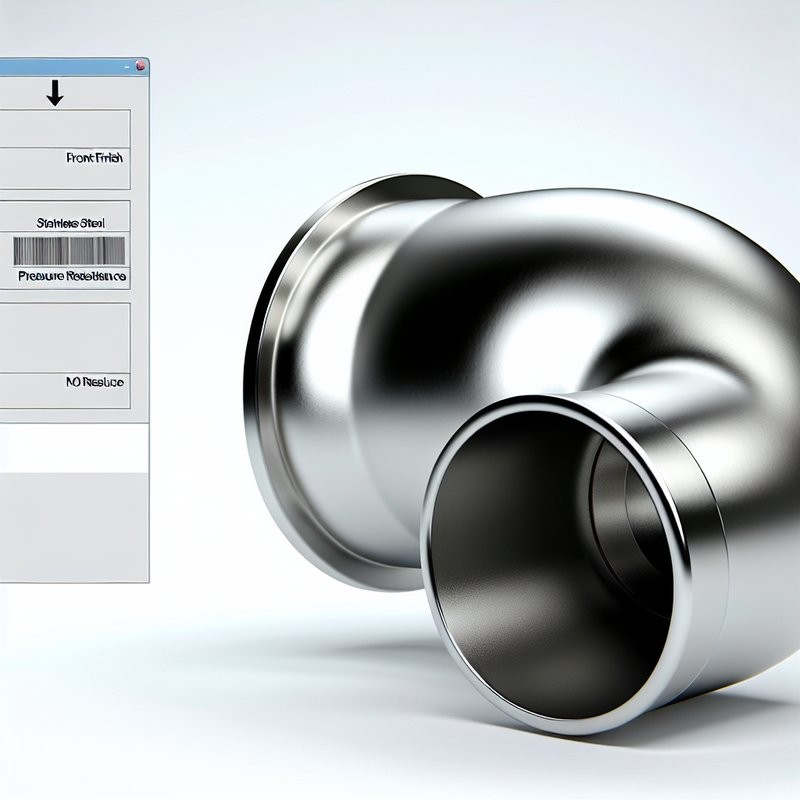 Hygienic Surface Finish And Pressure Resistance Stainless Steel Elbow For Food And Pharmaceutical