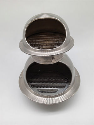 Wall Vent Cap 4Inch 304 Stainless Steel Round Covers Vent Ventilation Grill