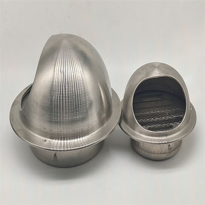 5" Stainless Steel Round Kitchen Wall Exhaust Waterproof Ventilation Mushroom Pipe Air Vent Cap Cover