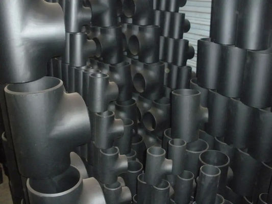 TOBO ANSI B16.9 Butt Welding Pipe Fittings Carbon Steel Sch40 Equal Tee For Oil Gas Pipelines