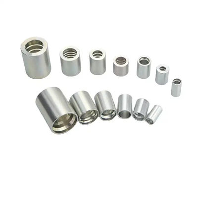 Forged Pipe Fittings Hydraulic Hose Ends For Hydraulic Ferrule Fittings Crimp Couplings Sleeve Fitting