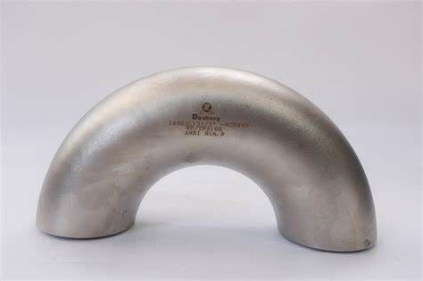 BW Radius Elbow Butt Welding Fitting Degree 180 NPS 1/2" -NPS 48" A403 WP304/304L, WP316/316L WPB ASME/ANSI B16.9 MSS SP-4 ISO 4144