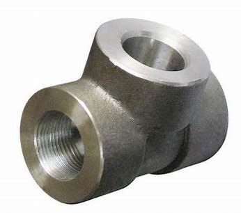 Threaded Female Tee Stainless Steel Forged Pipe Fittings  Industrial Pipe Fittings