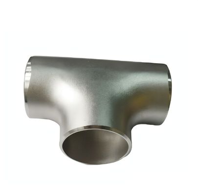 Wholesale Ss304 316 Welding Tee Tube Fittings Equal Diameter Stainless Steel Forged Tee Pipe Fittings