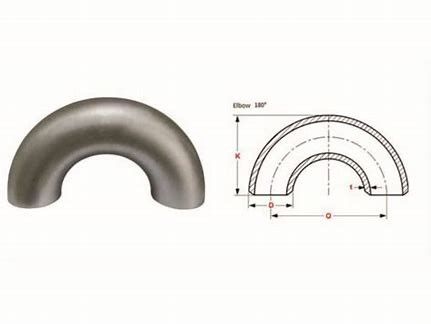 ASTM Stainless Steel 304L 304H 316H Pipe Bending 180D 6 INCH SCH40S SS316Ti Pipe Fittings Bend