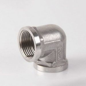 Pipe Fitting 90 Degree SW/TH 3000LB ASTM A182 F316L ASME B16.11 Stainless Steel 3/4 Thread Elbow