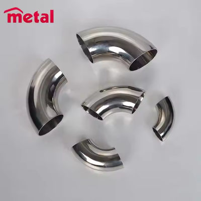 ASME B16.9 WP304L Long Radius A403 Grade Safe For Food / Chemical Industries