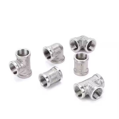 Customized Male Female Threads Elbow/tee/cross fitting 1/4"-2" Stainless Steel 304 316L Threaded Fittings