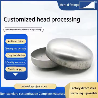 Customizable Stainless Steel Pipe Cap with Various Material Options