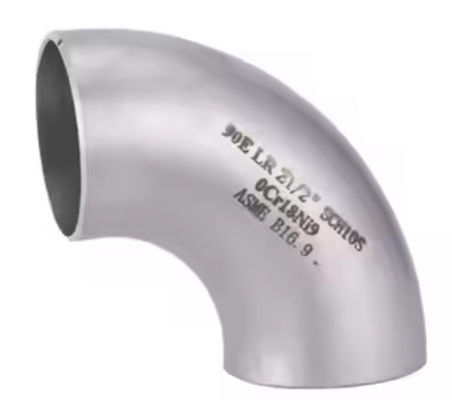 BW Elbow Butt Welding Fitting NPS 1/2" -NPS 48" A403 WP304/304L, WP316/316L WPB ASME/ANSI B16.9 MSS SP-4 ISO 4144