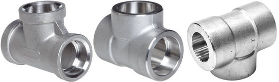 TOBO Forged Steel Socket Weld and Threaded Fittings with 2000LB-9000LB Pressure Rating and PMI Tested