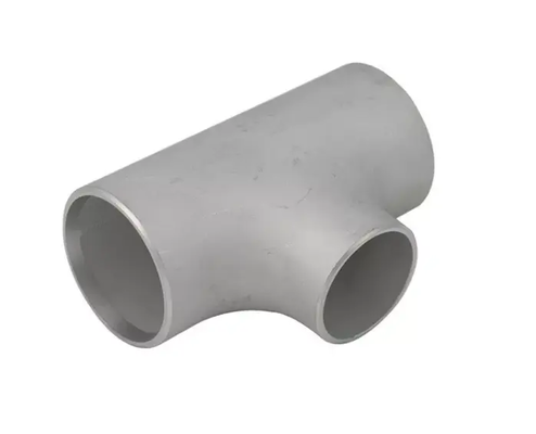 ASME B16.9 Barred Tee Butt Weld SCH 80 Stainless Steel Corrosion Resistant Pipe Fitting