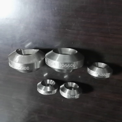 อุปกรณ์ประกอบเหล็กเหล็กไนเคิล UNS N06600 Weldolet 2' x 1' SCH40S MSS SP97