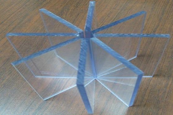 80-100 Times Toughened Transparent Cast Acrylic Sheet Flame Retardant Low Water Absorption